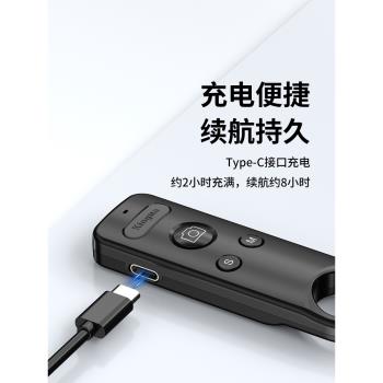 勁碼自拍神器適用影石Insta360X5 X2 X3 X4 GO3S Ace運動相機藍牙遙控器 Pro/ace pro2控制器Gopro13 12配件