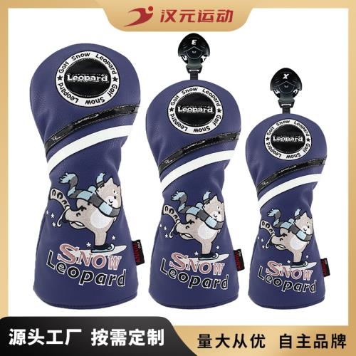 廠家跨境電商 高爾夫球桿套桿頭套球頭保護木桿套防水 一三五號木