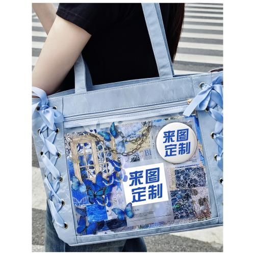 魔道祖師魏無羨藍忘機吧唧谷子痛包單肩包大容量二次元學生通勤包|背包