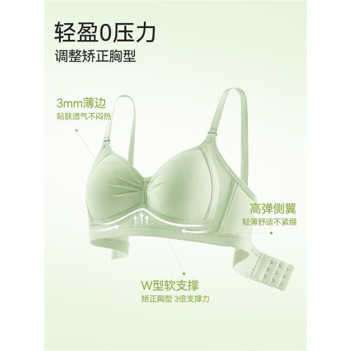 都市麗人內衣女高中生夏薄款大學生小胸聚攏無痕少女調整型文胸罩