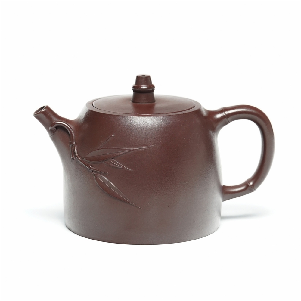宜興紫砂壺名家手制內推出水石紅竹葉漢鐸批發代發|咖啡茶具/酒具