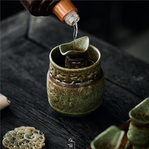 故語仿古溫酒器套裝三足爵杯家用中式陶熱酒暖酒具套組酒杯酒壺|酒具