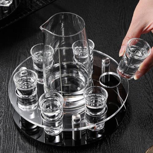 洋酒子彈杯套裝酒吧KTV小酒杯一口杯shot杯分酒器酒具杯架白酒杯|咖啡