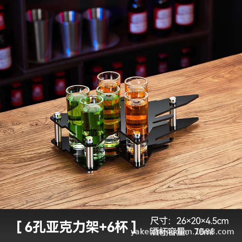 子彈杯云吞杯b52野格杯雞尾杯斗酒杯一口Shot杯彩虹杯架套裝酒具|酒具