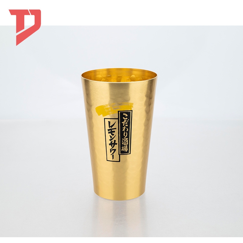 三得利日式鋁杯戶外派對冷飲專用檸檬蘇打酒水杯食品級鋁杯定制|咖啡