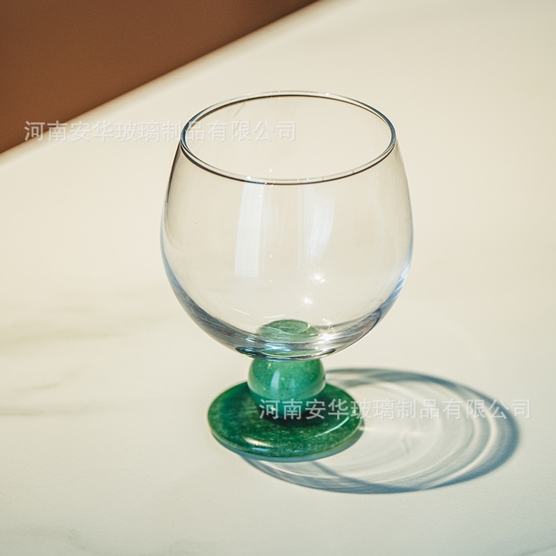 玉石酒杯高顏值家用紅酒杯新款玻璃杯果汁飲料杯雞尾酒杯禮物杯子|咖啡
