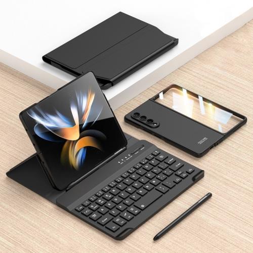 適用于三星 for Galaxy Z Fold4 5G 磁吸折疊藍牙鍵盤皮套