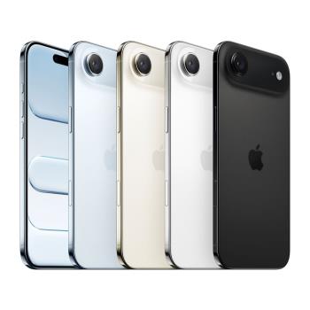蘋果 iPhone Air 搭載 6.5 吋高解析度 2736 x 1260 畫素螢幕，六核心處理器提供強勁效能，支援 iOS 26 作業系統。主相機 4800 萬畫素，前鏡頭 1800 萬畫素，完美捕捉每刻。內建 256GB 儲存空間，無記憶卡插槽，機身輕薄僅 5.64mm、165g，支援 5G NR 及 4G LTE 網路，eSIM 卡槽，防潑水設計。顏色選擇天藍、淺金、雲白、太空黑，NCC 認證碼 CCAI255G0080T4，內建鋰離子電池確保長效續航。