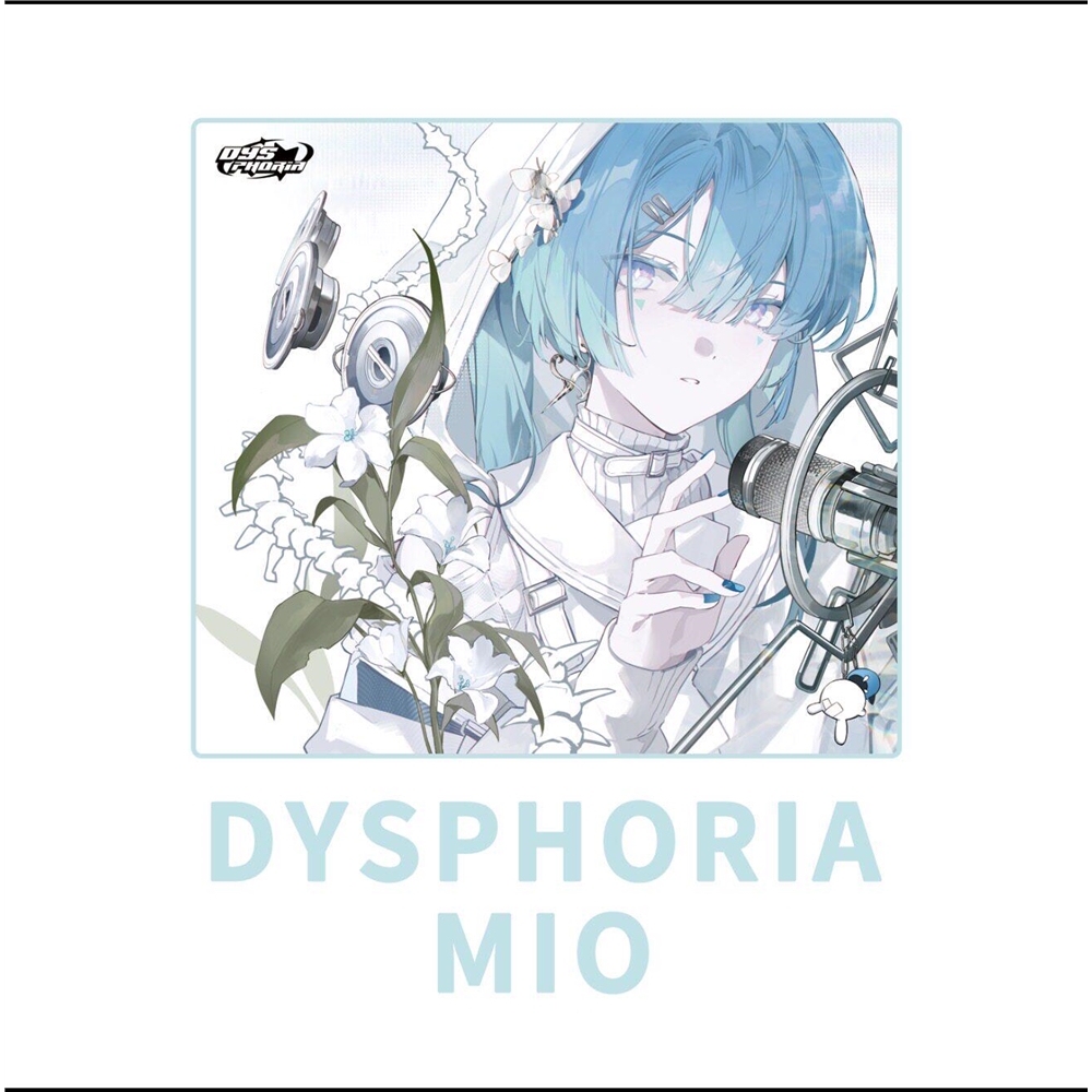 知郁DYSPHORIA MIO微蝕刻涂層鋼化玻璃鼠標墊電競游戲FPS專用大號|滑鼠