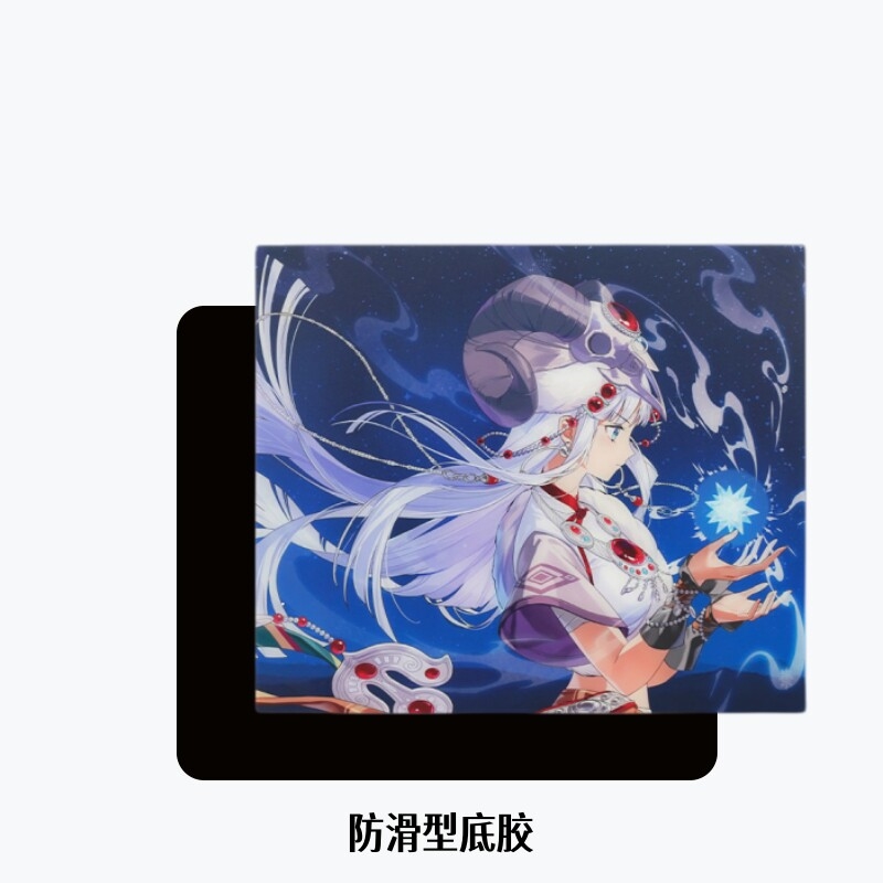 Kirisame 霧雨冰璃控制型二次元鋼化玻璃鼠標墊電競游戲FPS專用|滑鼠墊