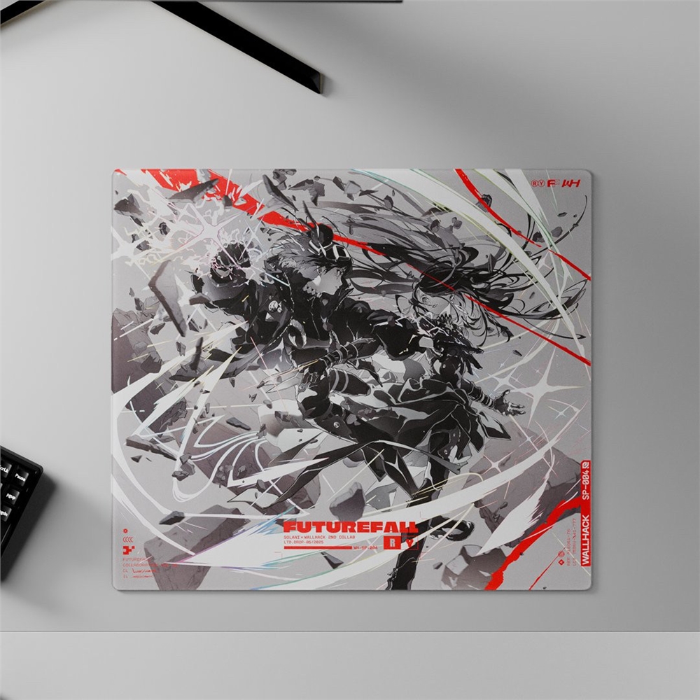 WALLHACK沃哈克SP004 Futurefall未來降臨玻璃鼠標墊FPS專用大號|滑鼠墊