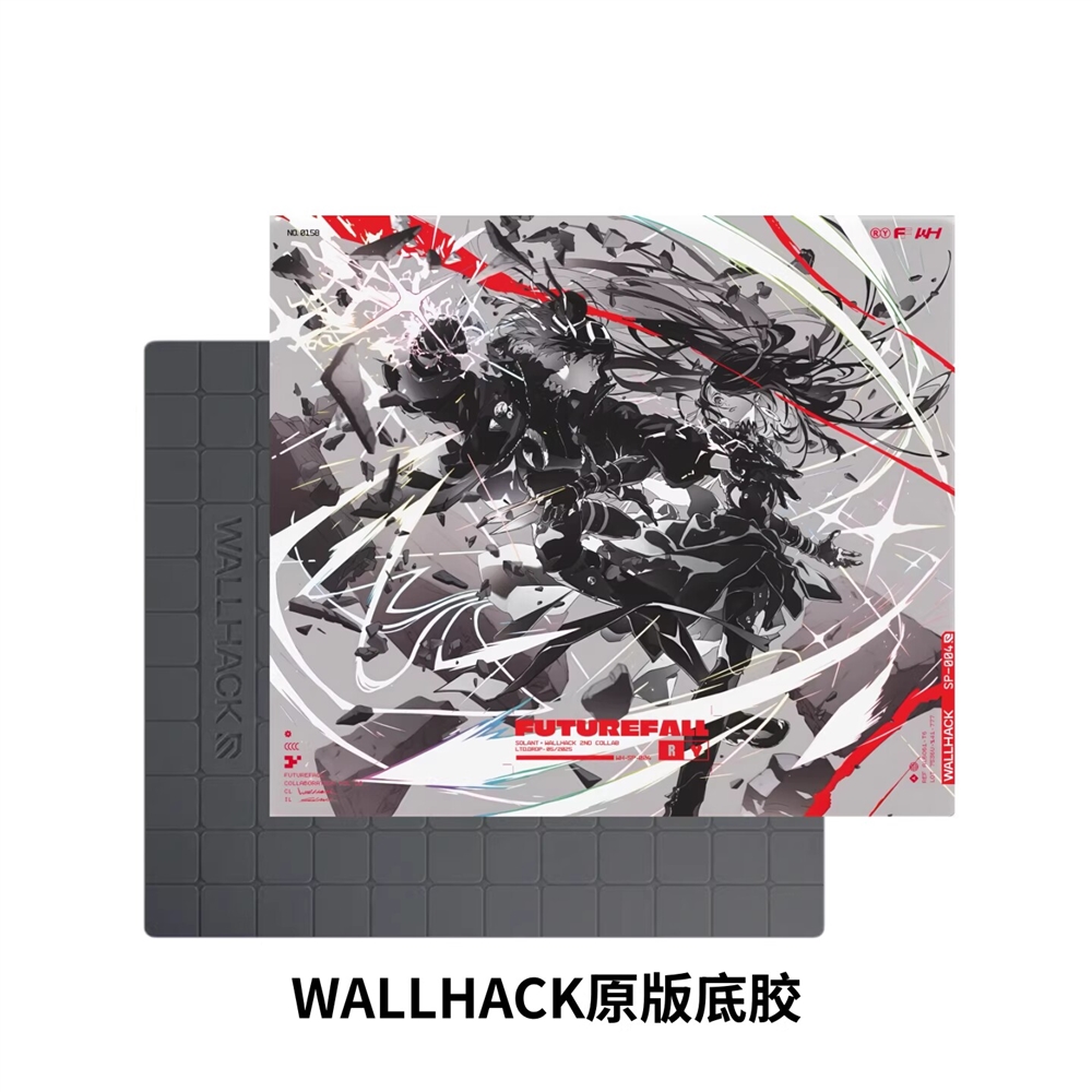 WALLHACK沃哈克SP004 Futurefall未來降臨玻璃鼠標墊FPS專用大號|滑鼠墊