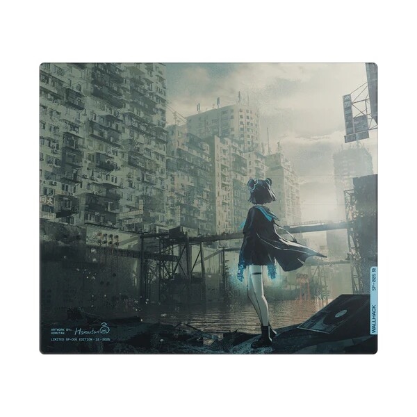 WALLHACK沃哈克SP005 DESOLATE YUME荒境鋼化玻璃鼠標墊FPS專用大|滑鼠