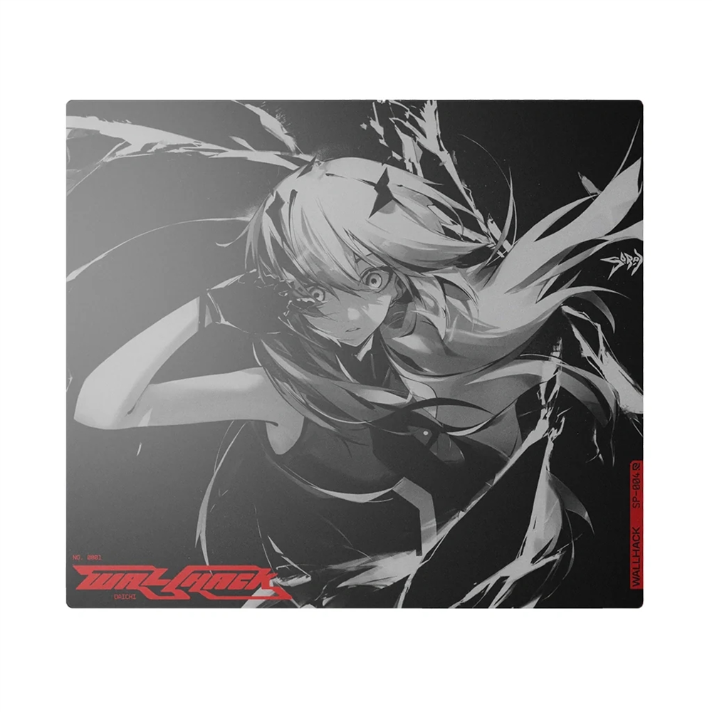 WALLHACK沃哈克SP004 Frenzy SORA玻璃鼠標墊電競游戲FPS專用大號|滑鼠