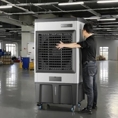 駱駝大型工業冷風機冷風扇蒸發式水空調扇家用電風扇養殖制冷商用|立扇