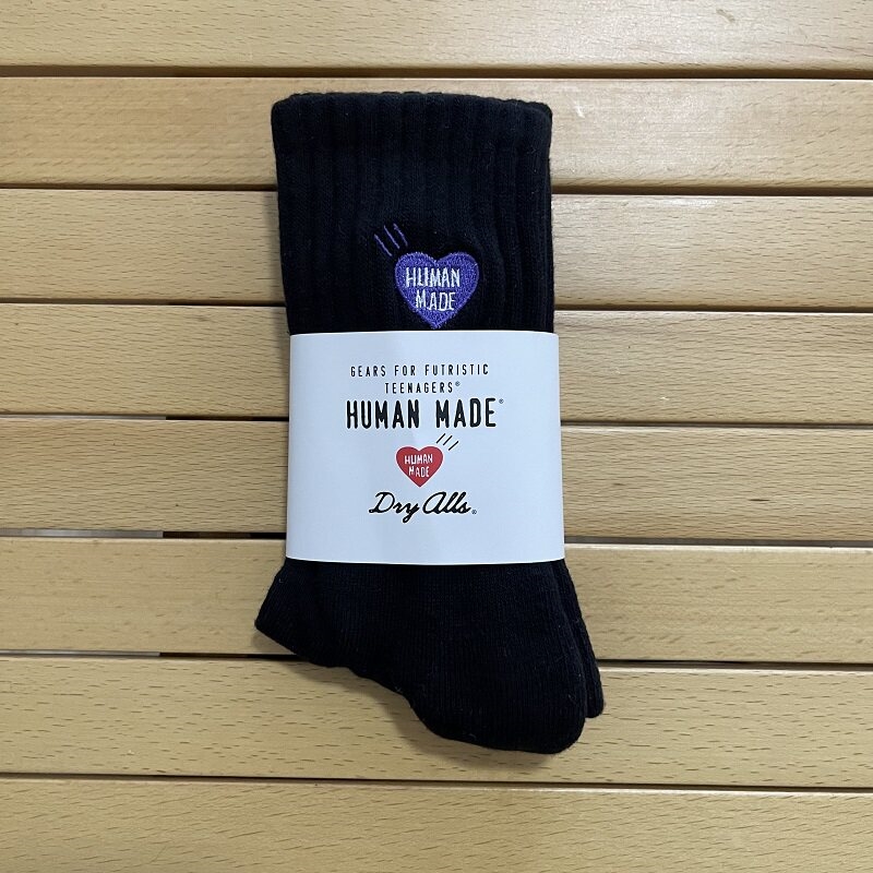 購物 human made 襪 現貨 HUMAN MADE PILE SOCKS 紫色愛心襪子長襪