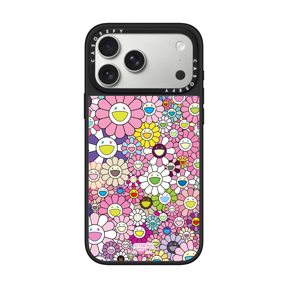 CASOSEFY聯名村上隆太陽花Magsafe磁吸17promax適用蘋果iphone18pro保護
