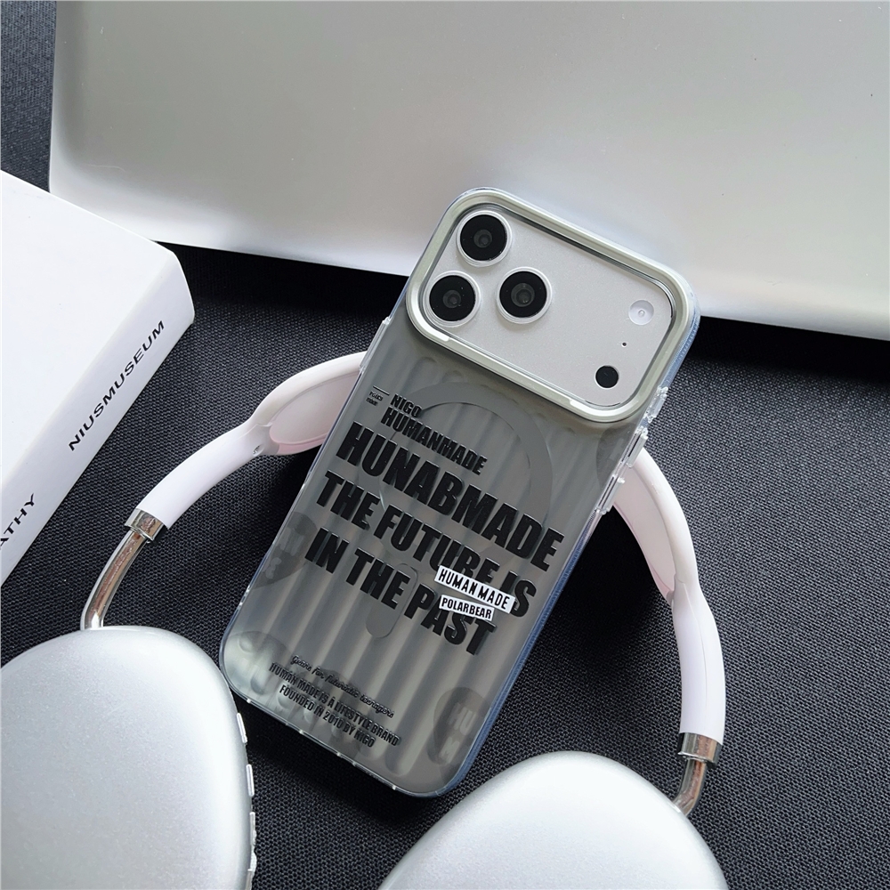新款潮牌humanmade蘋果18pro手機殼行李箱適用iPhone16pro/16/15/14個性
