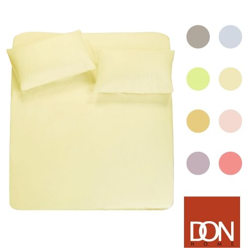 【DON】原色時尚雙人精梳純棉床包組(8色)