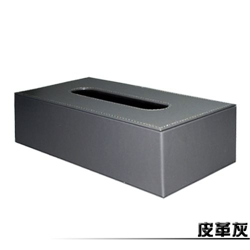 典藏磁吸式面紙盒(皮革灰)ABT421