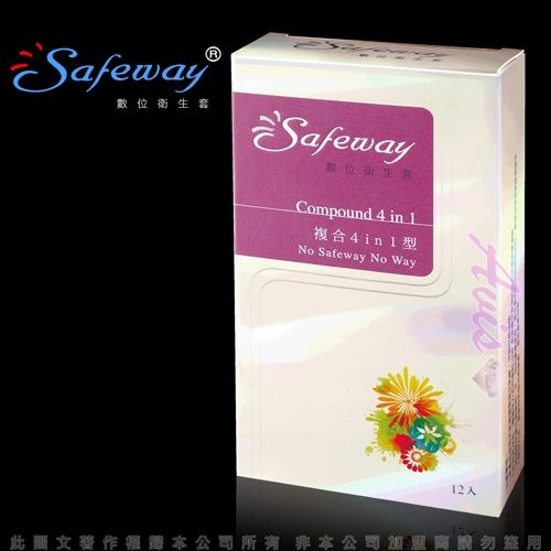 SAFEWAY數位－複合型4in1保險套（12入裝）