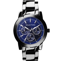 Relax Time 腕錶－藍IP黑R0800－16－07X