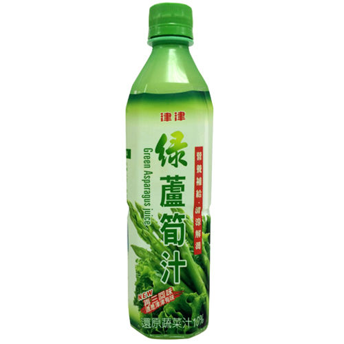 【津津】綠蘆筍汁 600ml＊24瓶／箱 