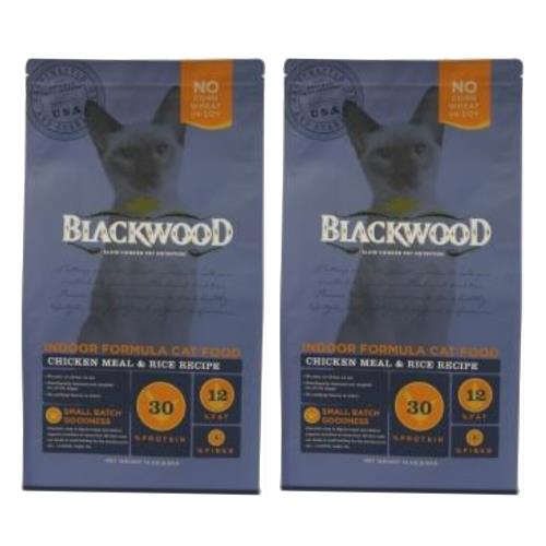 Blackwood柏萊富室內貓全齡優活配方(雞肉+米)-4磅*2包(貓飼料)