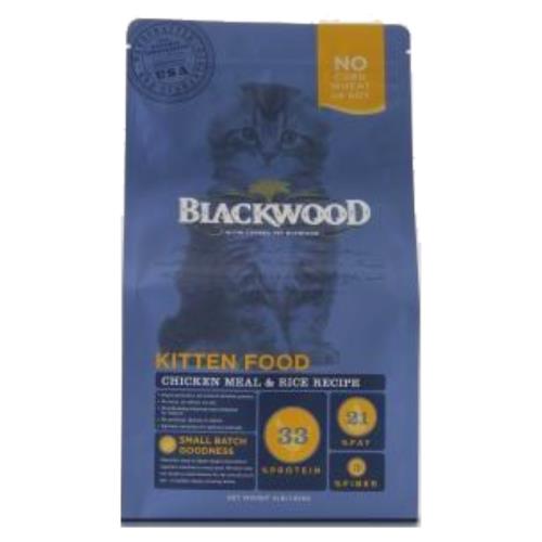 Blackwood柏萊富特調幼貓成長配方(雞肉+米)-4磅*1包(貓飼料)