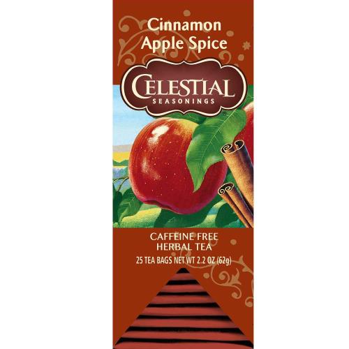 【Celestial詩尚草本】美國原裝進口 北美最大茶品製造商 蘋果肉桂茶2盒優惠組(25獨立包 x 2)