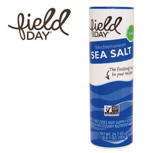 【Field Day 踏青日】西班牙進口 地中海天然顆粒海鹽2罐組(700g x 2)