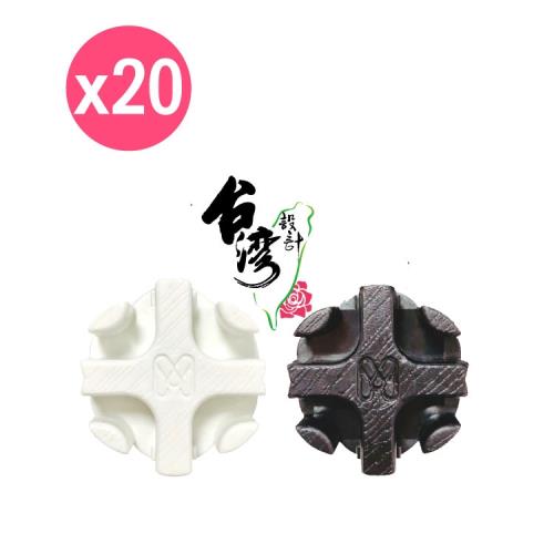 【inBOUND】收納櫃列接頭零件包(20入) 白色/黑色