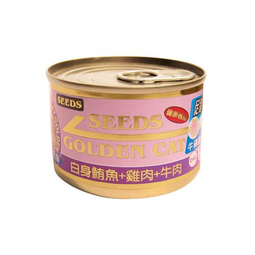SEEDS惜時 特級金貓大罐-鮪魚+雞肉+牛肉-170G x 24入