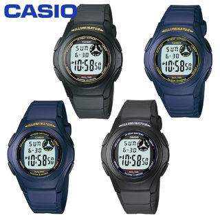 【CASIO 卡西歐】日系-多功能學生型指定錶款(F-200W)
