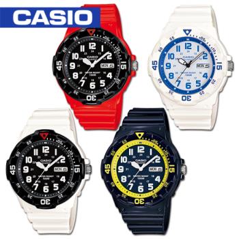 【CASIO 卡西歐】潛水風格-學生/青少年指標錶(MRW-200HC)-多色可選 網