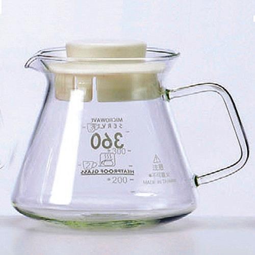 【SYG 台玻】精緻耐熱花茶咖啡壺BHG360S-白蓋