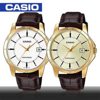 【CASIO 卡西歐】日系-送禮首選氣質紳士腕錶(MTP-V004GL)