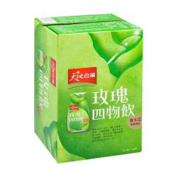 【QUAKER 桂格】天地合補 青木瓜玫瑰四物飲X6盒 120ml*6瓶 盒