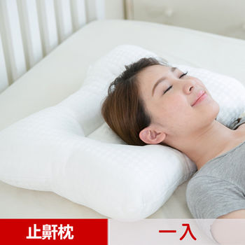【凱蕾絲帝】台灣製造 平凹造形可水洗物理健康止鼾枕-1入