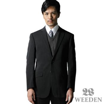 WEEDEN 鍺合金機能纖維西裝外套‧驅動黑-網