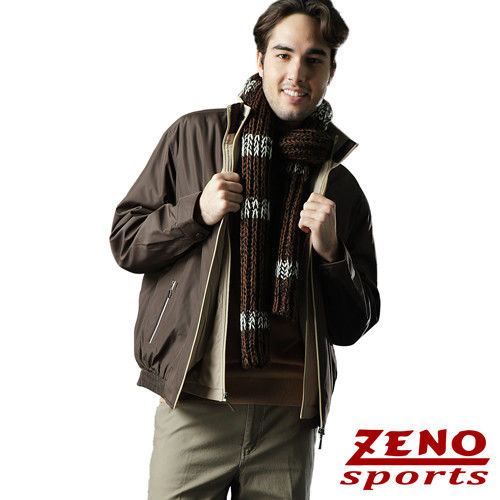 ZENO傑諾 兩件式禦寒保暖外套‧咖啡M~L