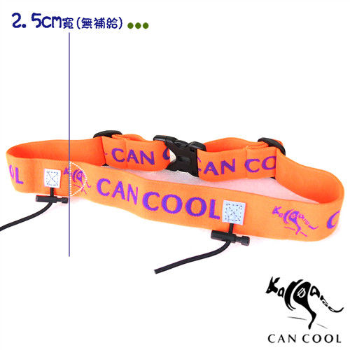 CAN COOL敢酷 25mm寬 (無補給)運動號碼帶(橘紫) C160313005
