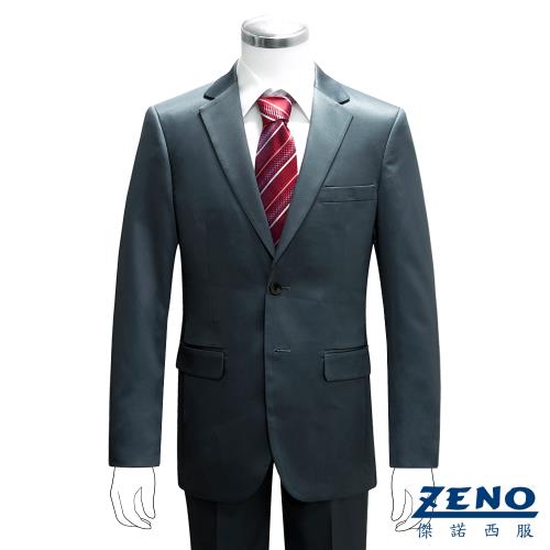 ZENO傑諾 型男時尚修身西裝外套‧土耳其藍