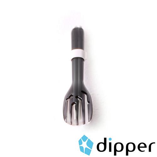 dipper 3合1SPS環保餐具組(潑墨黑叉)