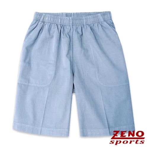 ZENO傑諾 極致舒適涼感鬆緊短褲‧灰色L~3L