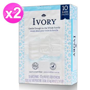 IVORY原味清新香皂(113g/4oz x10顆) x2組