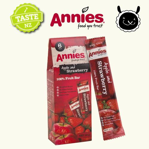 【壽滿趣- 紐西蘭原裝進口】Annies 全天然水果條(草莓15gm x 6片)