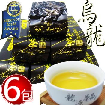 【米其林三星-鑫龍源有機茶】有機烏龍花香青茶6包組(100g/包)/杉林溪有機高山茶葉