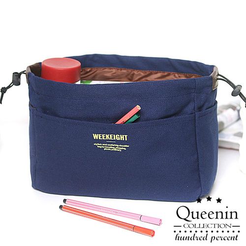 DFQueenin-韓版袋質感系中包收納包包中包大款-共2色