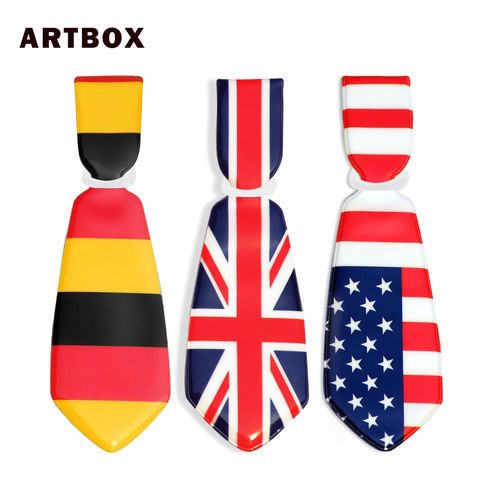 ARTBOX 領帶造型行李吊牌 國旗系列 